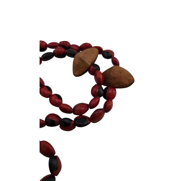 Braided Unique 2 Tone Necklace (A8239) - Picture 2 of 4